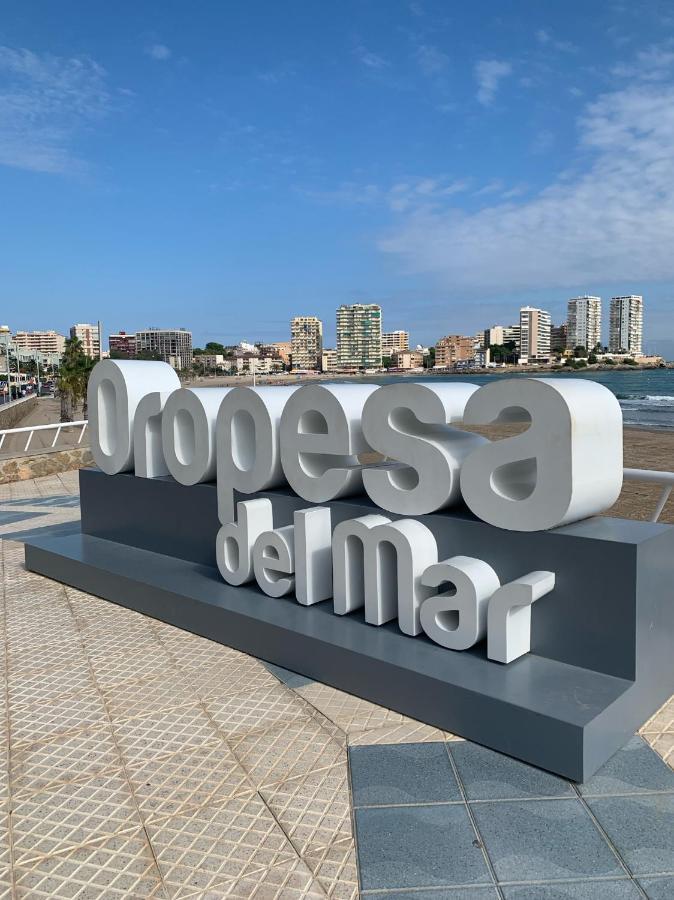 Apartamento En Primerisima Linea De Playa Con Espectaculares Vistas Netflix, Prime Y Disney Оропеса-дель-Мар Экстерьер фото